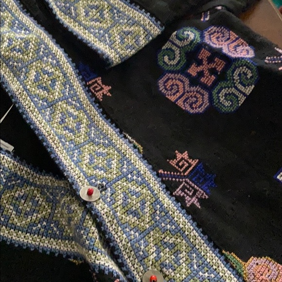 Vintage Cropped blazer embroidered - Picture 2 of 3